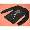 imageHalloween Dab Jack O Lantern Dabbing Skeleton Youth Kids Long Sleeve TShirtBlack