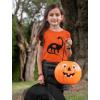 imageHalloween Dinosaur Jack O Lantern Pumpkin Toddler Kids TShirtOrange