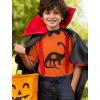 imageHalloween Dinosaur Jack O Lantern Pumpkin Toddler Kids TShirtOrange