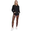 imageHalloween Leggings for Women Teen Girls Orange and Black Striped Pumpkin TightsPumpkin Legging