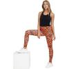 imageHalloween Leggings for Women Teen Girls Orange and Black Striped Pumpkin TightsTiger Legging