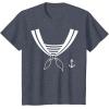imageHalloween SailorEasy Costume TShirtHeather Blue