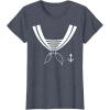 imageHalloween SailorEasy Costume TShirtHeather Blue