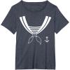imageHalloween SailorEasy Costume TShirtHeather Blue