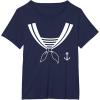 imageHalloween SailorEasy Costume TShirtNavy Blue