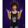 imageHalloween Tank Tops for Women Skeleton Hands Shirt Women Ribcage Shirt