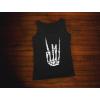 imageHalloween Tank Tops for Women Skeleton Hands Shirt Women Ribcage Shirt