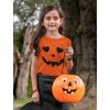 imageHeart Eyes Girl Pumpkin Face Shirt Funny Jack O Lantern Halloween Shirts for Toddler Kids GirlsOrange