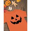 imageJack O Lantern Spooky Pumpkin Face Shirt Boys Girls Toddler Halloween Costume Shirts for KidsOrange