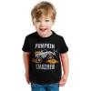 imagePumpkin Smasher Truck Tractor Im Digging Halloween Toddler Kids Shirts SetDigging Orange  Pumpkin Black