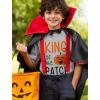 imageTeeStars  King of The Patch Cute Little Pumpkin Boys Youth Kids TShirtGray