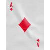 imageTstars Halloween Group Costume Deck of Cards DressUp Easy Halloween Shirts Costume Set Ace White SmallKing White SmallQueen White SmallJack White Medium