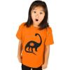 imageHalloween Dinosaur Jack O Lantern Pumpkin Toddler Kids TShirtOrange