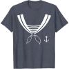 imageHalloween SailorEasy Costume TShirtHeather Blue