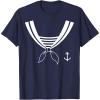 imageHalloween SailorEasy Costume TShirtNavy Blue