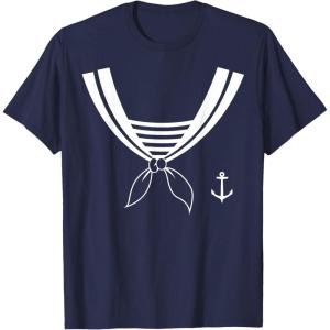 imageHalloween SailorEasy Costume TShirtNavy Blue