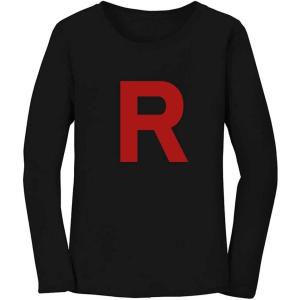 imageTeam Rocket Inspired Shirt Costume Halloween Shirts for Women SweatshirtBlack