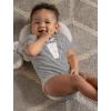 imageBaby Tuxedo with Bow Tie Outfit Halloween Wedding Costume Tux Suit Bowtie Newborn Boy Girl Funny Infant BodysuitGray