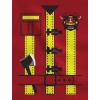 imageFireman Uniform Firefighter Halloween Costume Toddler Kids TShirtRed