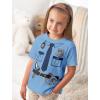 imageKids Police Officer Shirt Cop Policeman Uniform Halloween Shirts for ToddlersCalifornia Blue