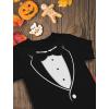 imageKids Tuxedo Shirt Printed Suit with Bow Tie Wedding Costume Halloween Infant ampamp Toddler Tux ShirtBlack