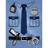 imagePolice Cop Uniform Halloween Costume Policeman Outfit Suit Youth Kids TShirtCalifornia Blue
