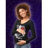 imagePregnancy Funny Sexy Pregnant Xray Skeleton Baby Boy Maternity Long Sleeve ShirtBlack