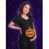 imagePregnancy Pumpkin Smuggler  Funny Halloween Mom to Be Maternity Shirt Large Black
