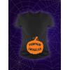 imagePregnancy Pumpkin Smuggler  Funny Halloween Mom to Be Maternity Shirt Large Black