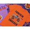 imagePumpkin Smasher Shirt Monster Truck Halloween Shirts for Toddler Girls Boys ShirtOrange