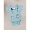 imageTstars Baby Doctor Costume Nurse Scrubs Halloween Costumes Stethoscope Newborn Infant Girls Boys BodysuitAqua