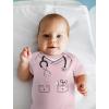 imageTstars Baby Doctor Costume Nurse Scrubs Halloween Costumes Stethoscope Newborn Infant Girls Boys BodysuitPink