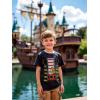 imageTstars Kids Pirate Shirt Buccaneer Costume Youth Boys Girls ShirtsBlack