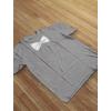 imageWhite Bow Tie Printed Tuxedo Shirts for Men Funny Tux Novelty Mens TshirtBlue