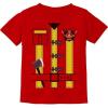 imageFireman Uniform Firefighter Halloween Costume Toddler Kids TShirtRed