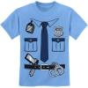 imagePolice Cop Uniform Halloween Costume Policeman Outfit Suit Youth Kids TShirtCalifornia Blue