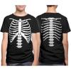 imageSkeleton Ribcage Shirt Funny Xray Rib Cage Costume Halloween Shirts for Youth Kids Boys GirlsBlack