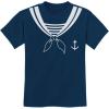 imageTeeStars  Halloween Sailor Costume Youth Kids TShirtNavy