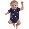 imageTstars Baby Doctor Costume Nurse Scrubs Halloween Costumes Stethoscope Newborn Infant Girls Boys BodysuitNavy