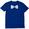 imageWhite Bow Tie Printed Tuxedo Shirts for Men Funny Tux Novelty Mens TshirtBlue