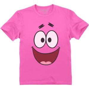 imageSpongebob Shirt Patrick Star Nickelodeon Halloween Costume Youth Kids TShirtPink