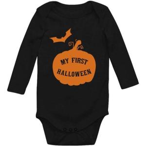 imageTstars Halloween Bodysuit My First Halloween Baby Boy Girl 1st Halloween Long SleeveBlack