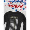 image4th of July Shirts for Men Memorial Day Faith Army USA American Flag Mens Patriotic TShirtBlack