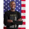 image4th of July Shirts for Men Memorial Day Faith Army USA American Flag Mens Patriotic TShirtBlack