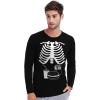 imageHalloween Matching Couples Shirts Skeleton Maternity Food Men Long Sleeves Set Men BlackMen Black  Women Black