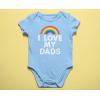imageI Love My Dads Baby Boy Girl Pride Outfit LGBTQ Gifts Gay Equality LGBT Month Rainbow Infant BodysuitAqua