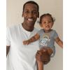 imageI Love My Dads Baby Boy Girl Pride Outfit LGBTQ Gifts Gay Equality LGBT Month Rainbow Infant BodysuitGray