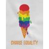 imageIce Cream Rainbow Shirt LGBTQ Choose Equality Pride Shirts LGBT Month Toddler and Youth Kids TShirtBlack
