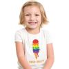 imageIce Cream Rainbow Shirt LGBTQ Choose Equality Pride Shirts LGBT Month Toddler and Youth Kids TShirtBlack