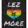 imageLEZ is More LGBT Rainbow Heart Flag Lesbian Love Pride Racerback Tank TopBerry